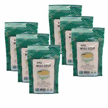 Abokichi Miso Soup Original, 6 × 140 g