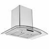Ancona Stainless Steel Convertible Wall-Mount Range Hood, 600 Max CFM AN-1536