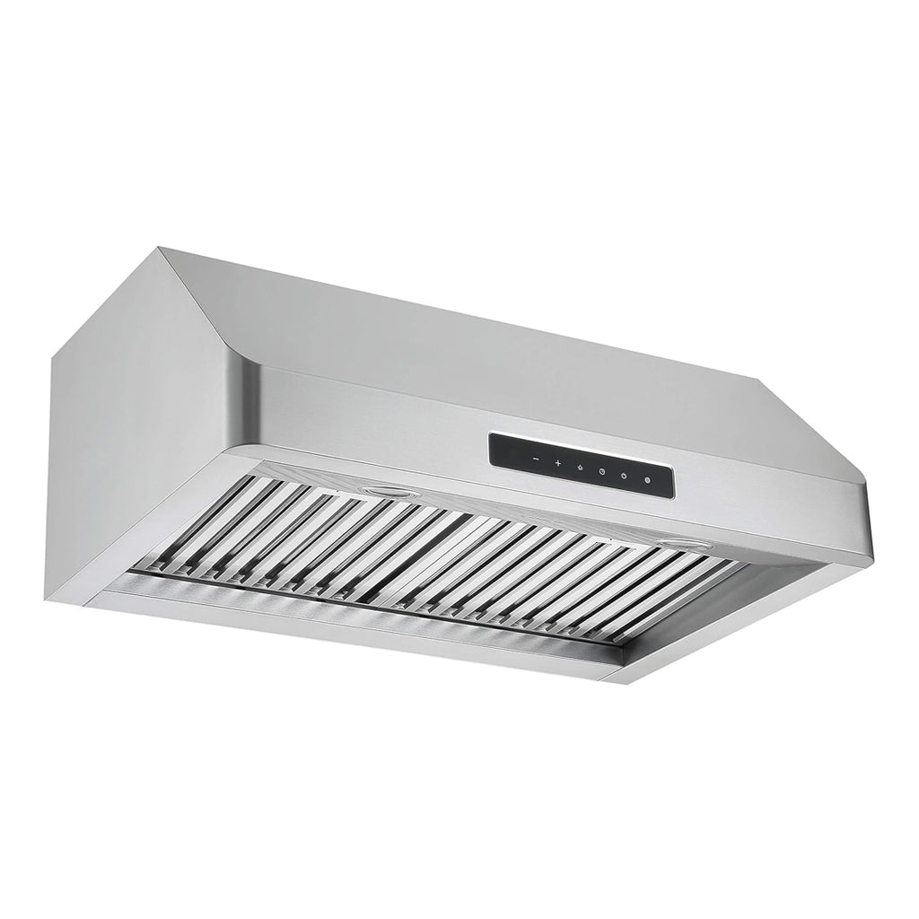 Ancona AN-1255 Pro Series Turbo Undercabinet Range Hood, Night Light Feature, stainless steel