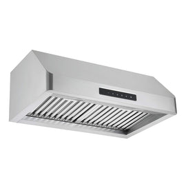 Ancona AN-1255 Pro Series Turbo Undercabinet Range Hood, Night Light Feature, stainless steel