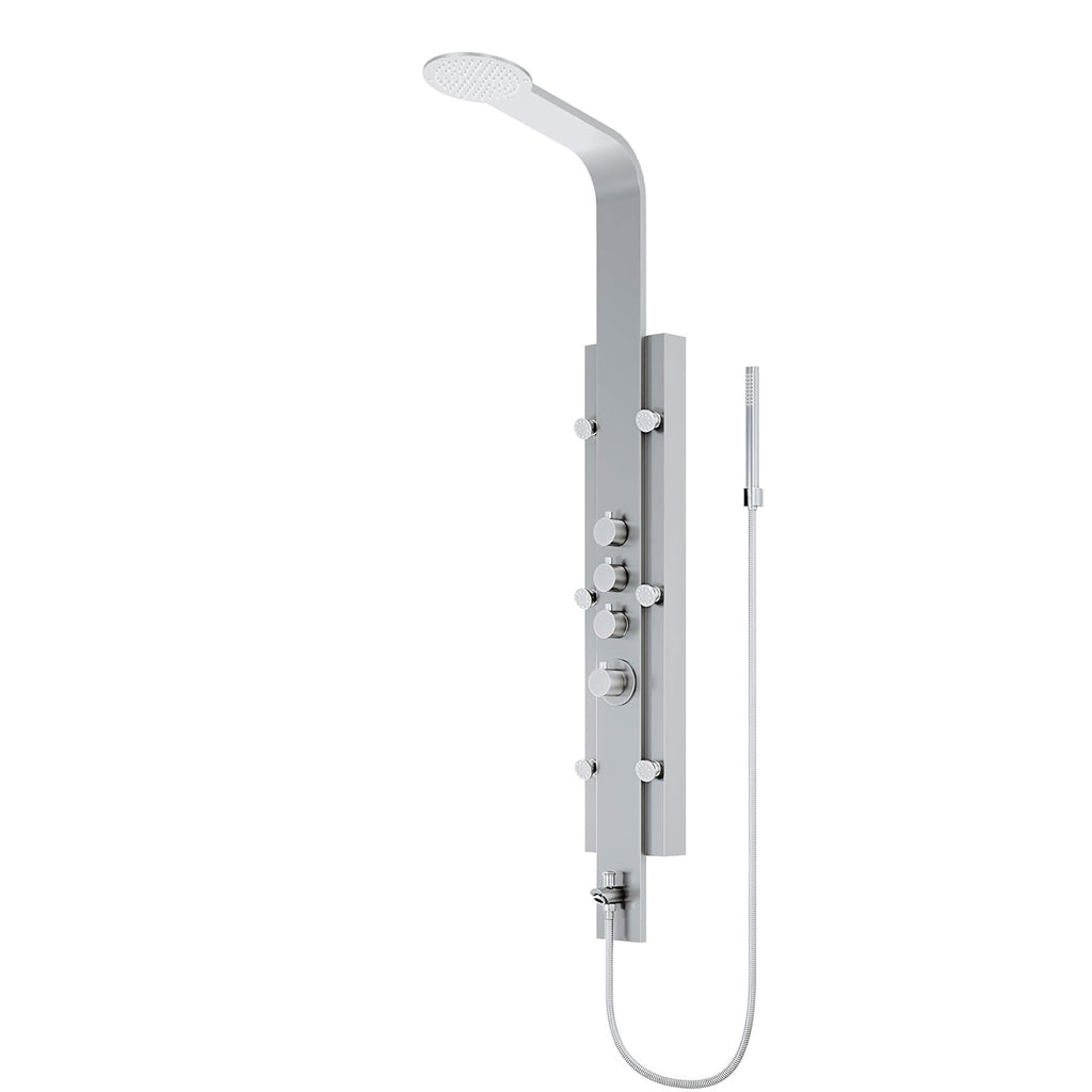 Vigo Mateo Shower Panel System With Round Rain Shower Head