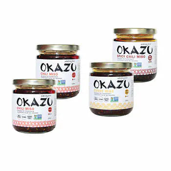 Abokichi Okazu Miso Variety Pack, 4 × 230 mL