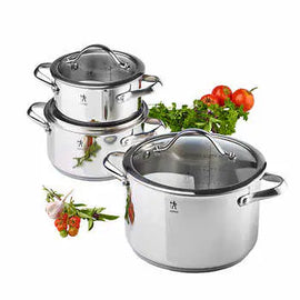 Henckels Aragon Stainless Steel Cookware Set, 6-piece