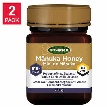 Flora Manuka Honey 15+ UMF, 2 x 250 g