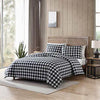 Eddie Bauer Home - Mountain Plaid Black Comforter Set
