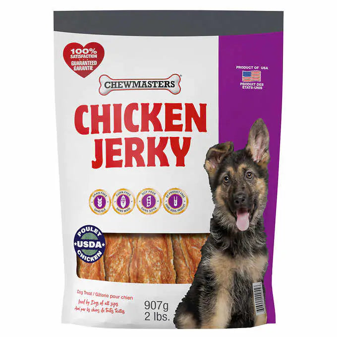 Chewmasters Chicken Jerky Dog Treats, 907 g (31 oz)