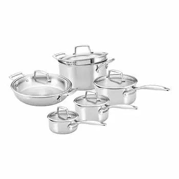 ZWILLING Energy X3 Stainless Steel Cookware Set, 10-piece