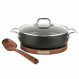 All-Clad HA1 Nonstick Sauteuse Pan Set, 4 qt.