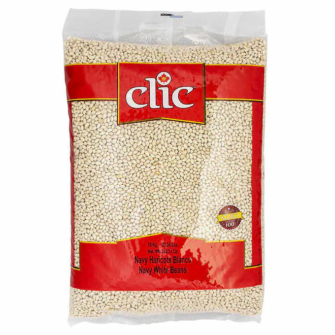 Clic Navy White Beans, 10 Kg