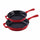 HENCKELS Enameled Cast Iron Skillets Frypan Set, 2-piece