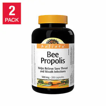 Holista Bee Propolis 500 mg, 2 x 200 Capsules