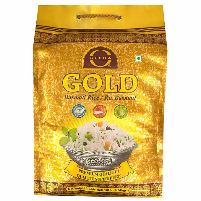 Gelda Gold Basmati Rice, 4.54 kg