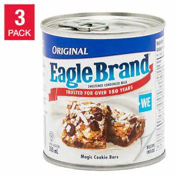 Eagle Brand Sweetened Condensed Milk Original, 3 x 300 mL