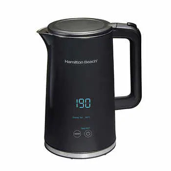 Hamilton Beach 1.7 L (1.8 qt.) Cool-Touch Digital Kettle