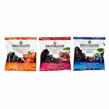 Brookside Dark Chocolate, Assorted Flavours, 40 × 20 g (0.70 oz)