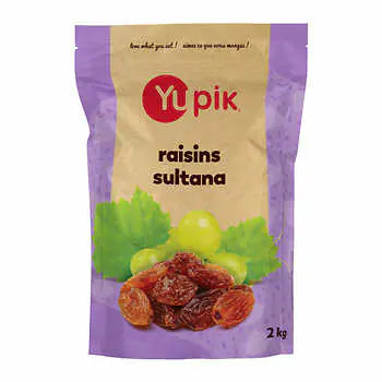 Yupik Sultana Raisins, 2 kg