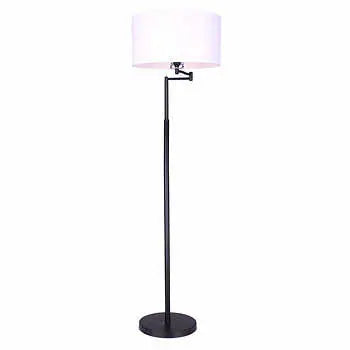 Berlin Matte Black Floor Lamp