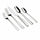 Gourmet Settings Resto Flatware Set, 60-piece