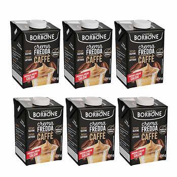 Caffè Borbone Crema Fredda Cold Cream Coffee, 6 × 550 g