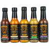 Ginger Goat Hot Sauce Variety Pack, 5 × 148 mL