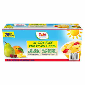 Dole Lots-o-Cherries Fruit Salad, 107 mL, 20-pack