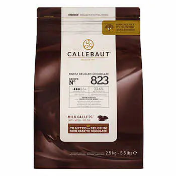 Callebaut Milk Callets 33.6% Chocolate, 2.5 kg