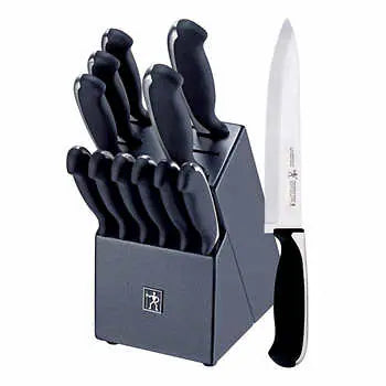 Henckels Fine Edge Synergy Knife Block Set, 13-piece