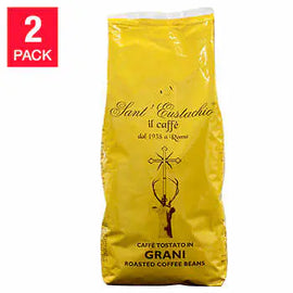 Caffè Sant’Eustachio - Roasted Beans Coffee from Rome, Italy premium selection, 2 x 1 kg