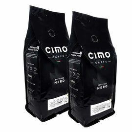 Caffe Cimo Nero Beans, 2 x 1 kg