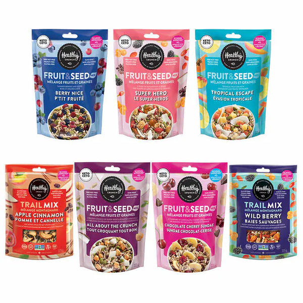 Healthy Crunch Fruit & Seed Mix, 7 × 225 g