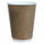 Café Express 12-oz. Brown Ripple Hot Cups and Lid, 150-pack