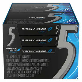 5 - Peppermint Gum, 10 × 15 pieces