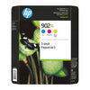 HP 902XL Cyan, Magenta and Yellow High Yield Original Ink Cartridges (T0A41BN) Combo pack