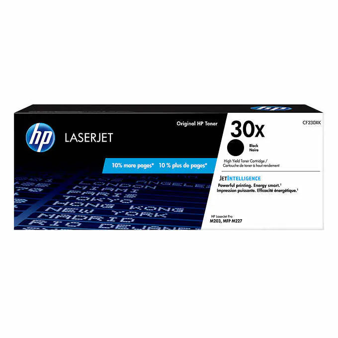 HP 30X (CF230XK) Black Extra Yield Original LaserJet Toner Club Cartridge